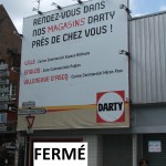 Darty fermé
